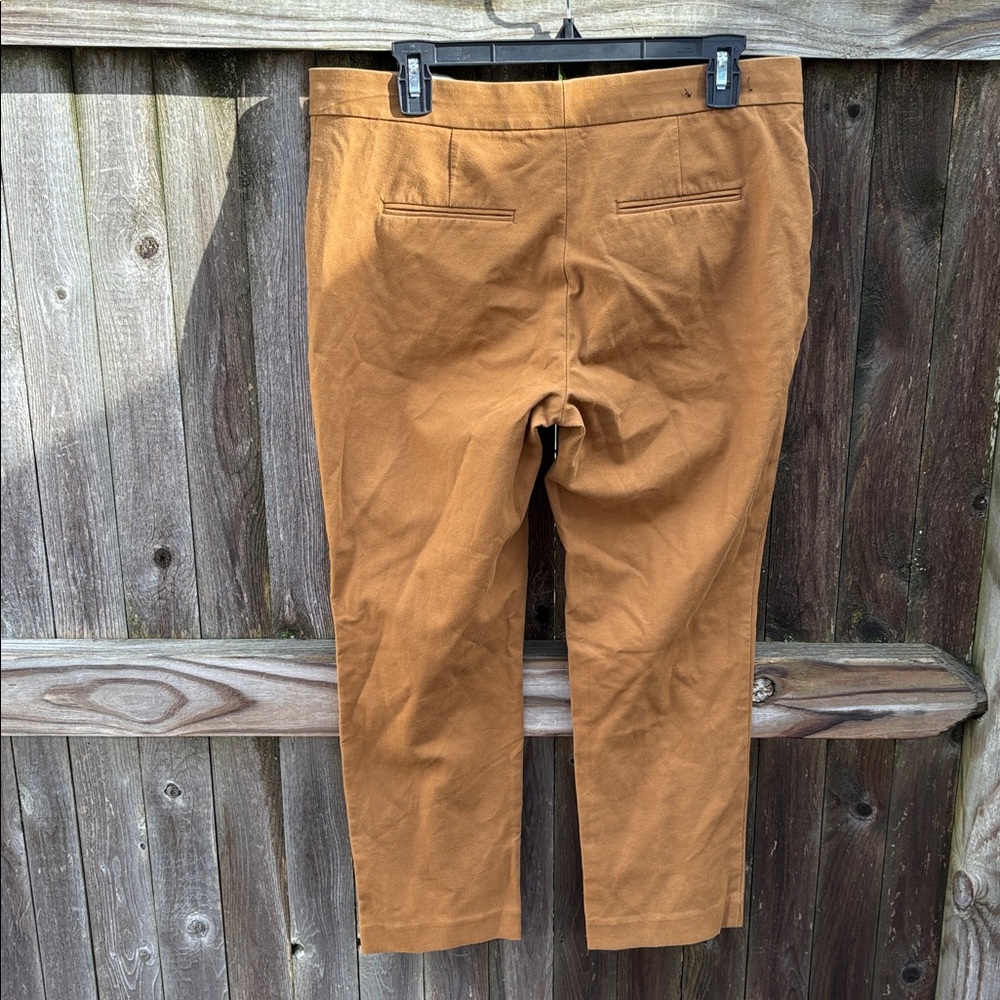 Ann Taylor Size 8 Devlin Fit Caramel Color Cotton Pants. View 4
